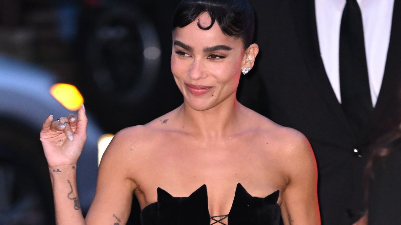 Zoe Kravitz attends &quot;The Batman&quot; premiere at Lincoln Center on March 01, 2022 in New York City