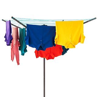 Livivo Heavy Duty Folding 4 Arm Rotary Garden Washing Line 