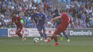 James Milner slots in from the penalty spot