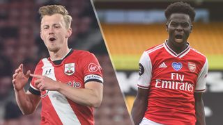 James Ward-Prowse of Southampton and Bukayo Saka of Arsenal could both feature in the Southampton vs Arsenal live stream