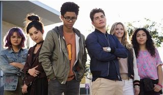 Marvel's Runaways the team lined up with attitude
