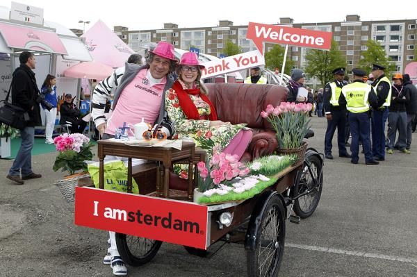 Dutch hospitality, tulips included.