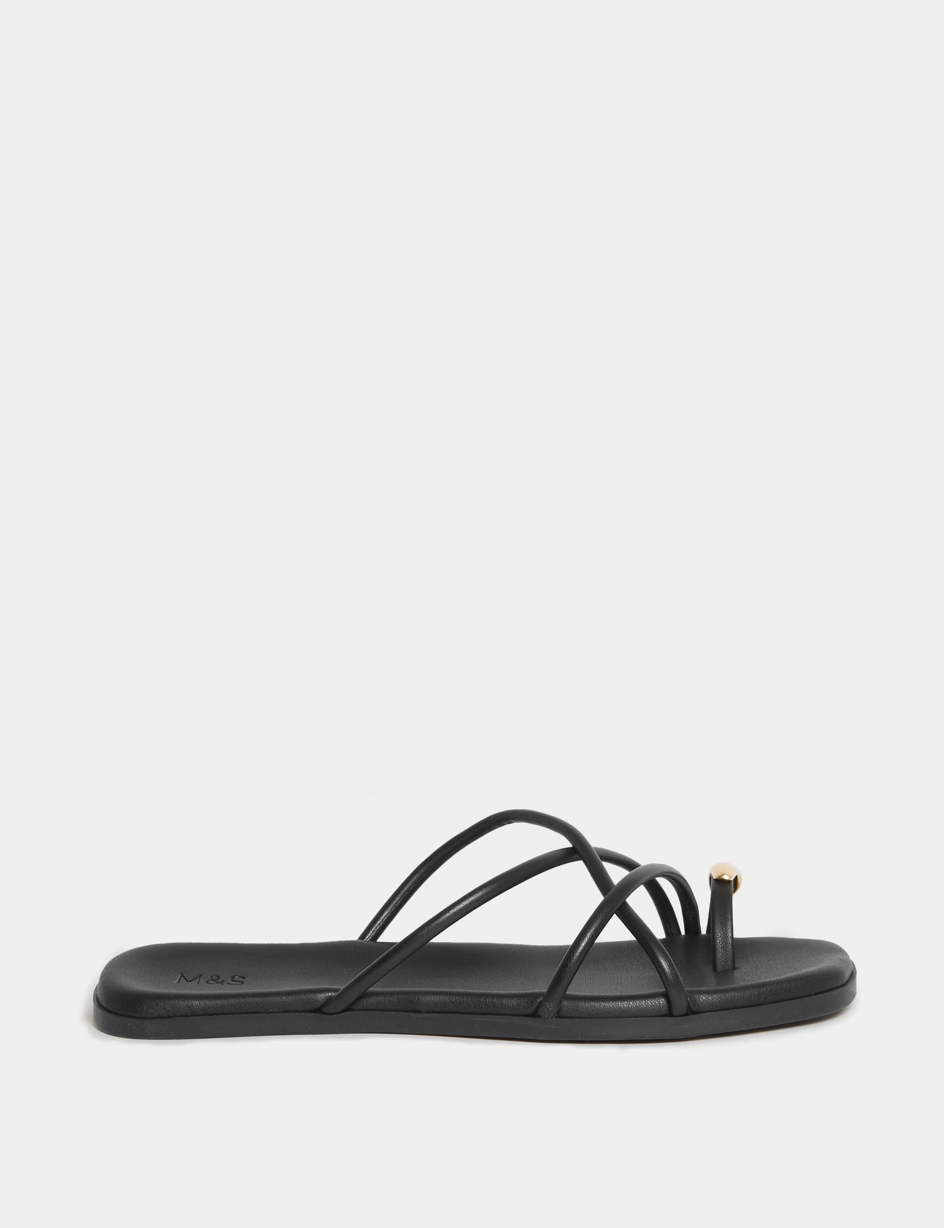 Flat Toe Loop Mules