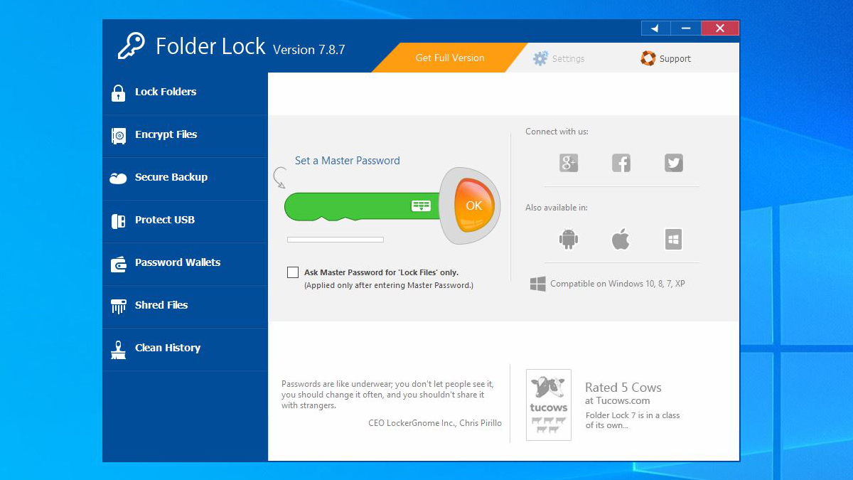 Folder Lock Version 7