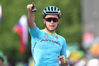 Alexey Lutsenko (Astana) wins stage 8 at the Tour de Suisse