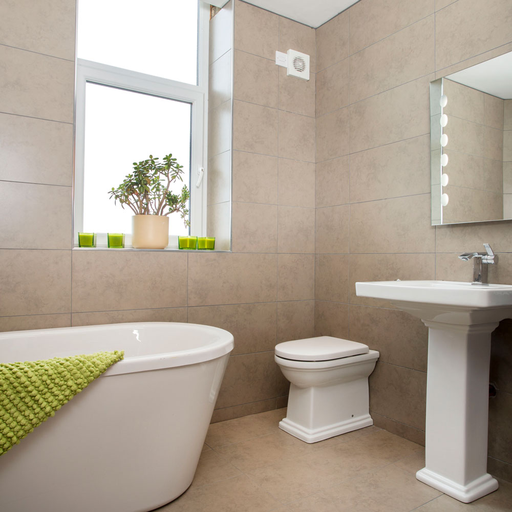 bathroom with window