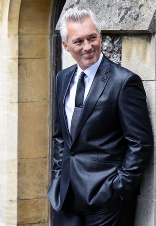 Martin Kemp filming Birds Of A Feather