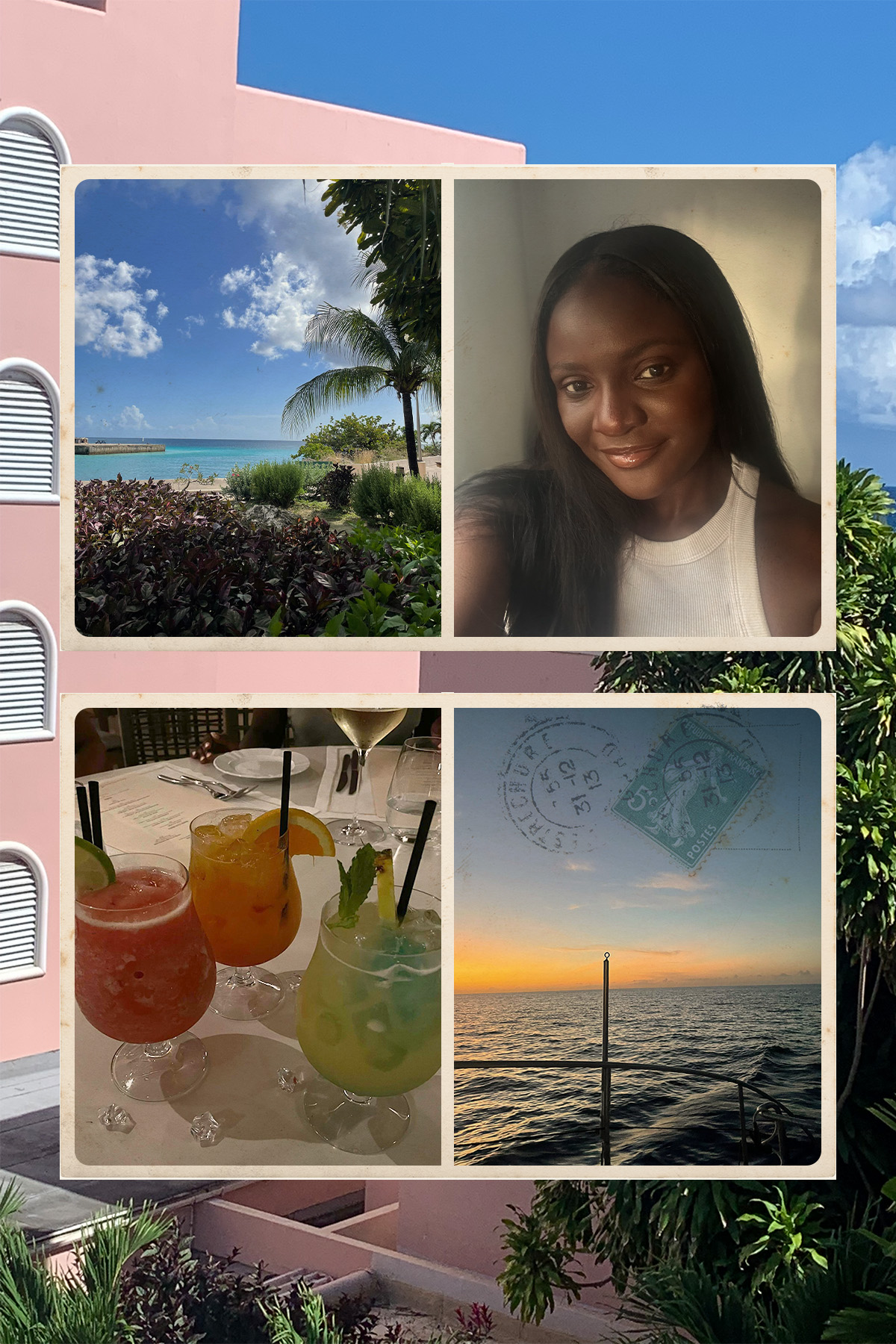 An image of Who What Wear UK editorial assistant, Brittany Davy, on her island escape.