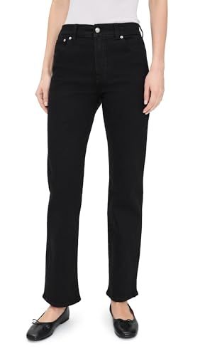 Madewell Women's Longline Jeans, Black Frost, 28