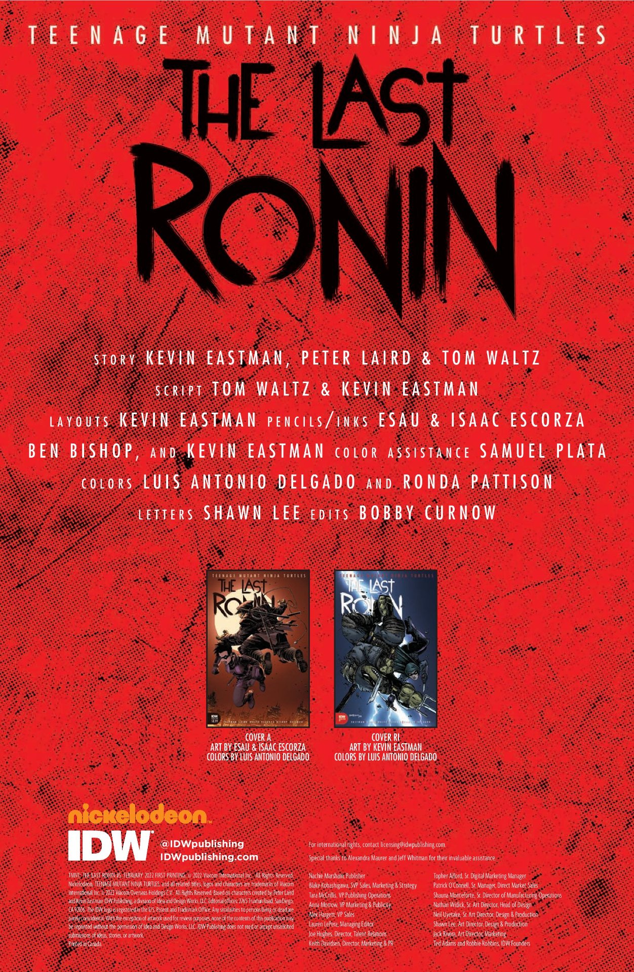TMNT: The Last Ronin #5