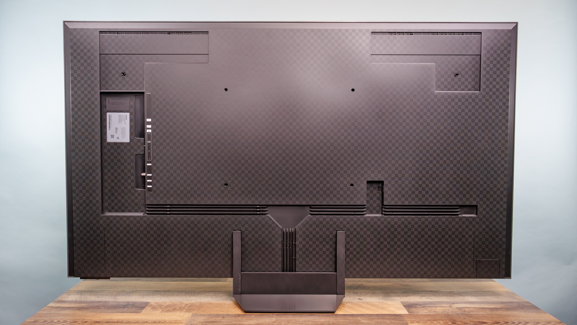 The back of a Samsung R95H Micro RGB TV