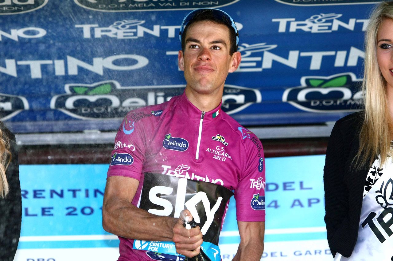 Overall leader Richie Porte (Sky)