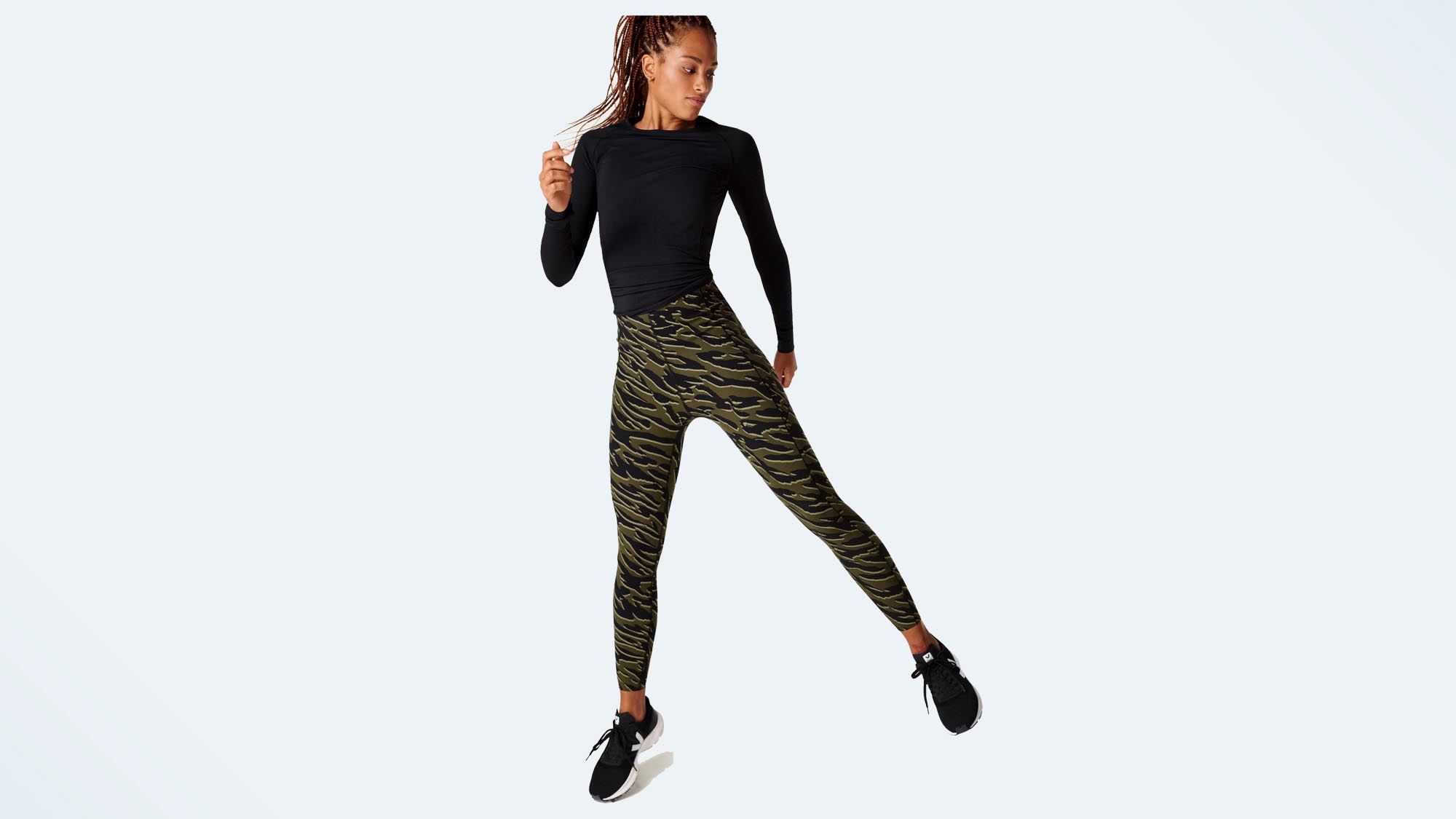 a photo of a woman wearing the Sweaty Betty Power leggings