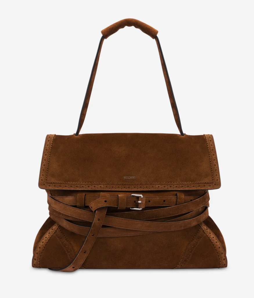 Moschino Tie Me Medium Shoulder Bag - U