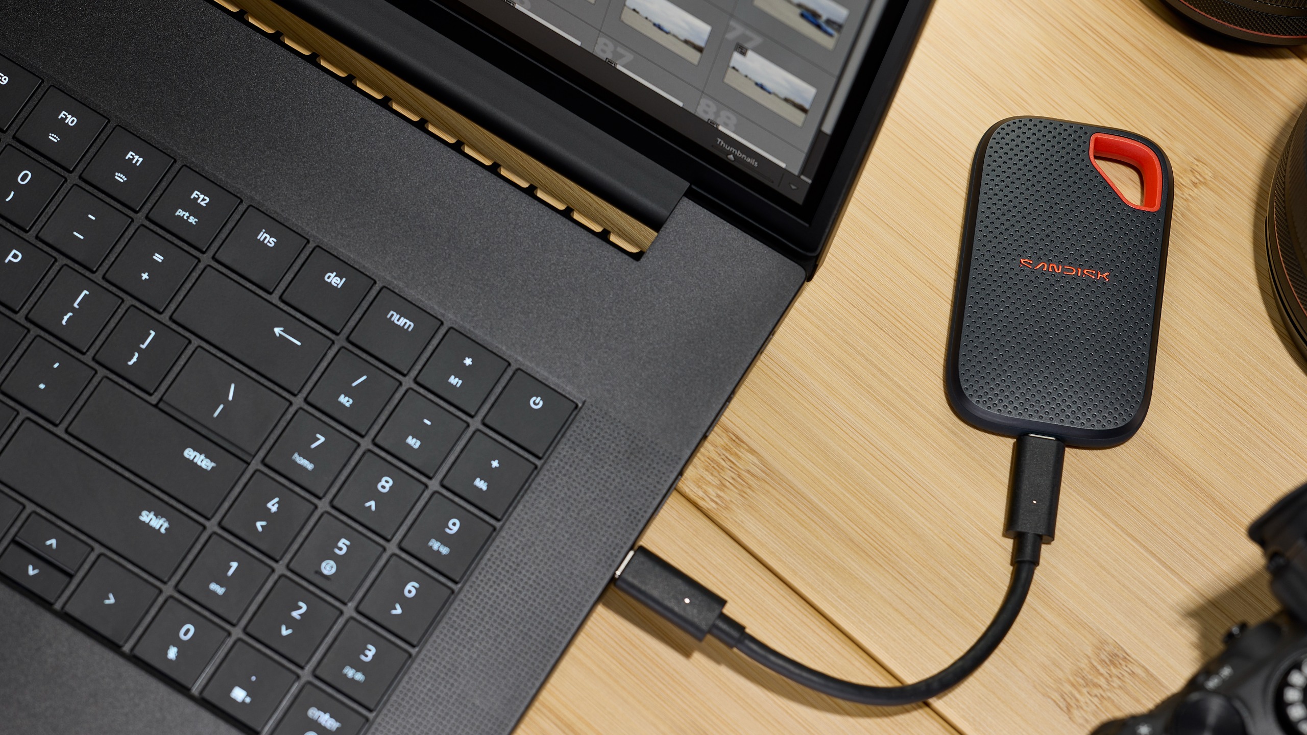 Sandisk product in use