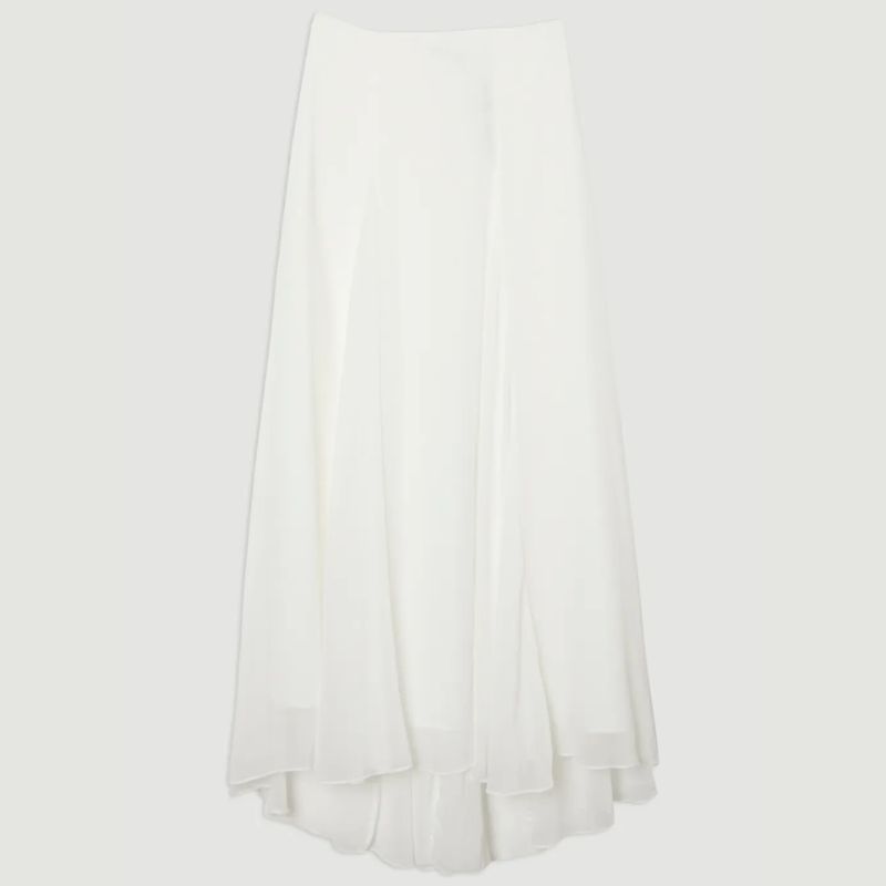 Karen Millen ivory maxi skirt