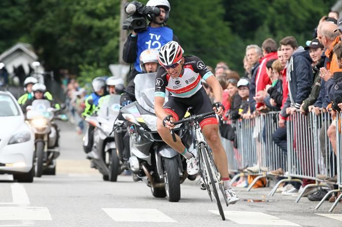Stijn Devolder goes flat out to victory in the Belgian road championship