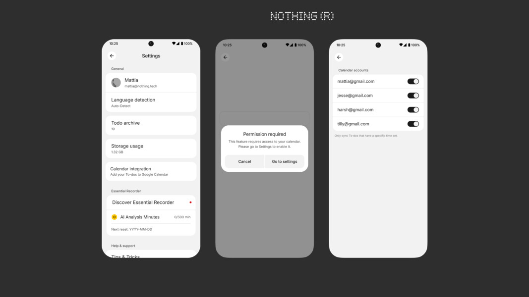 Essential Space with Google Calendar