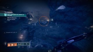 Destiny 2 shattered realm debris of dreams enigmatic mystery ruined outpost cave