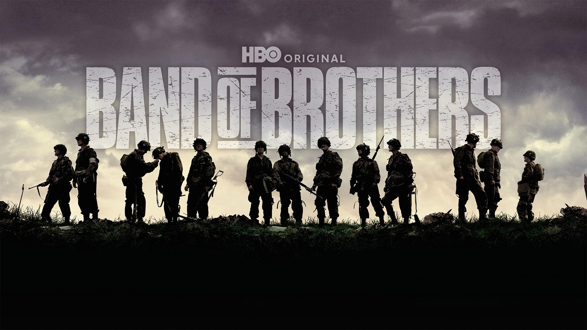Band of Brothers title screen.