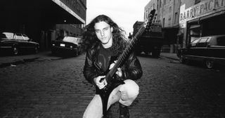 Chuck Schuldiner of the band Death in February 1995 in New York City.