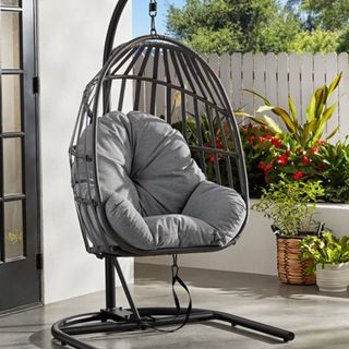 hanging egg chair from Walmart