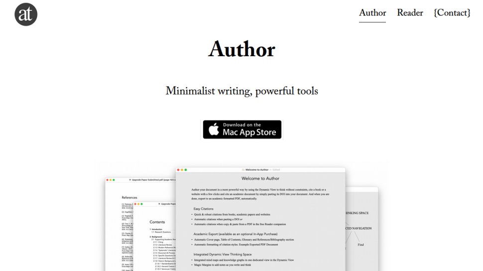 Author website screenshot (November 2025).