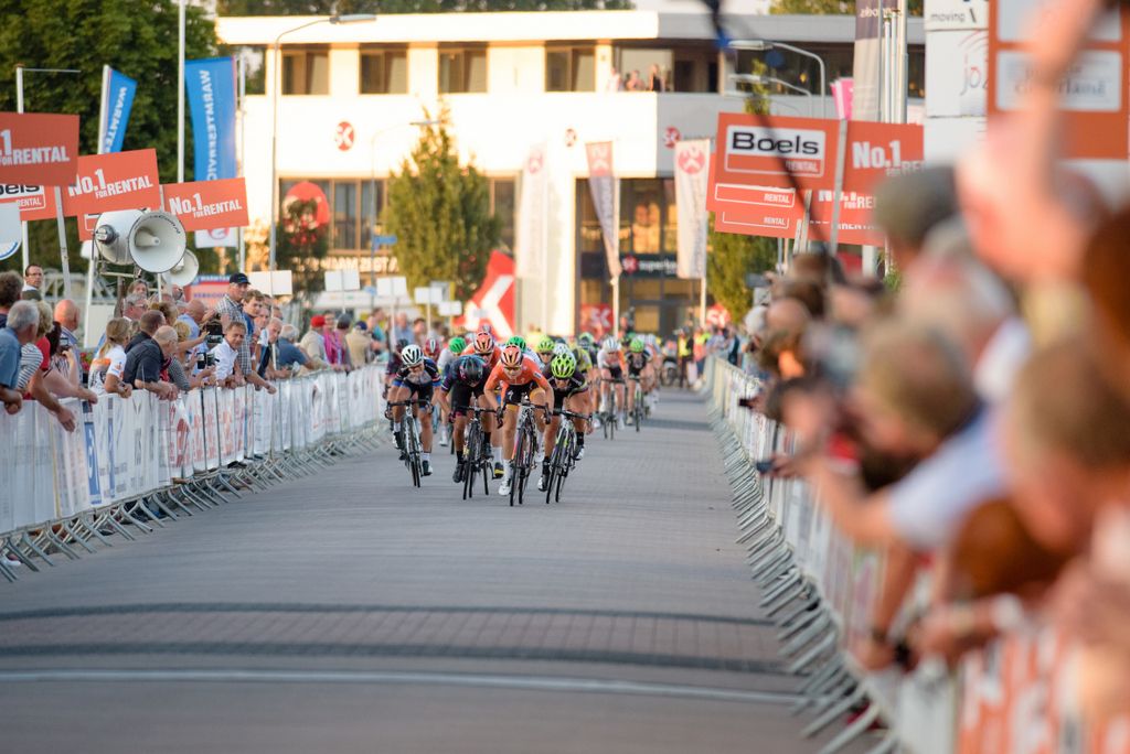 The sprint winds up