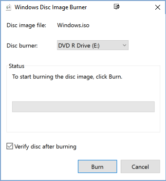 iso burn app for windows 10