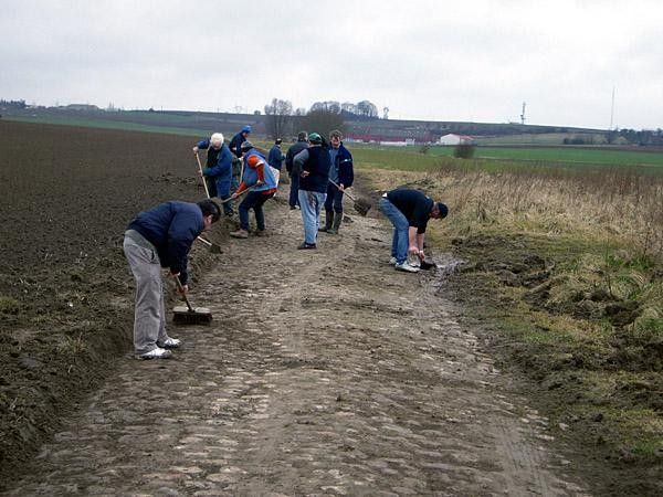 Scrap, shovel sweep and you have some good-looking cobbles to ride on