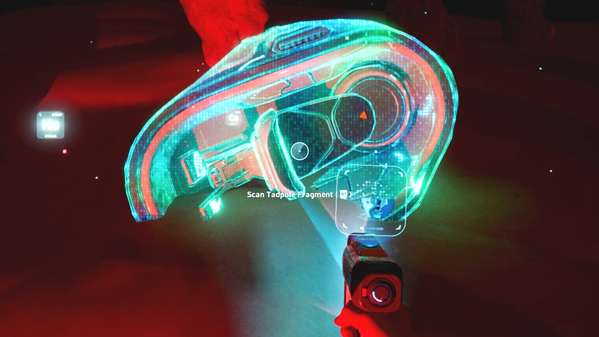 A Subnautica 2 tadpole fragment