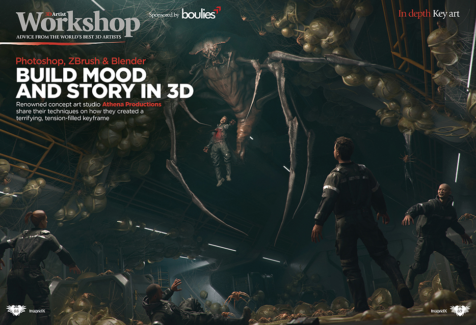 A variety of pages from issue 263 of ImagineFX magazine.