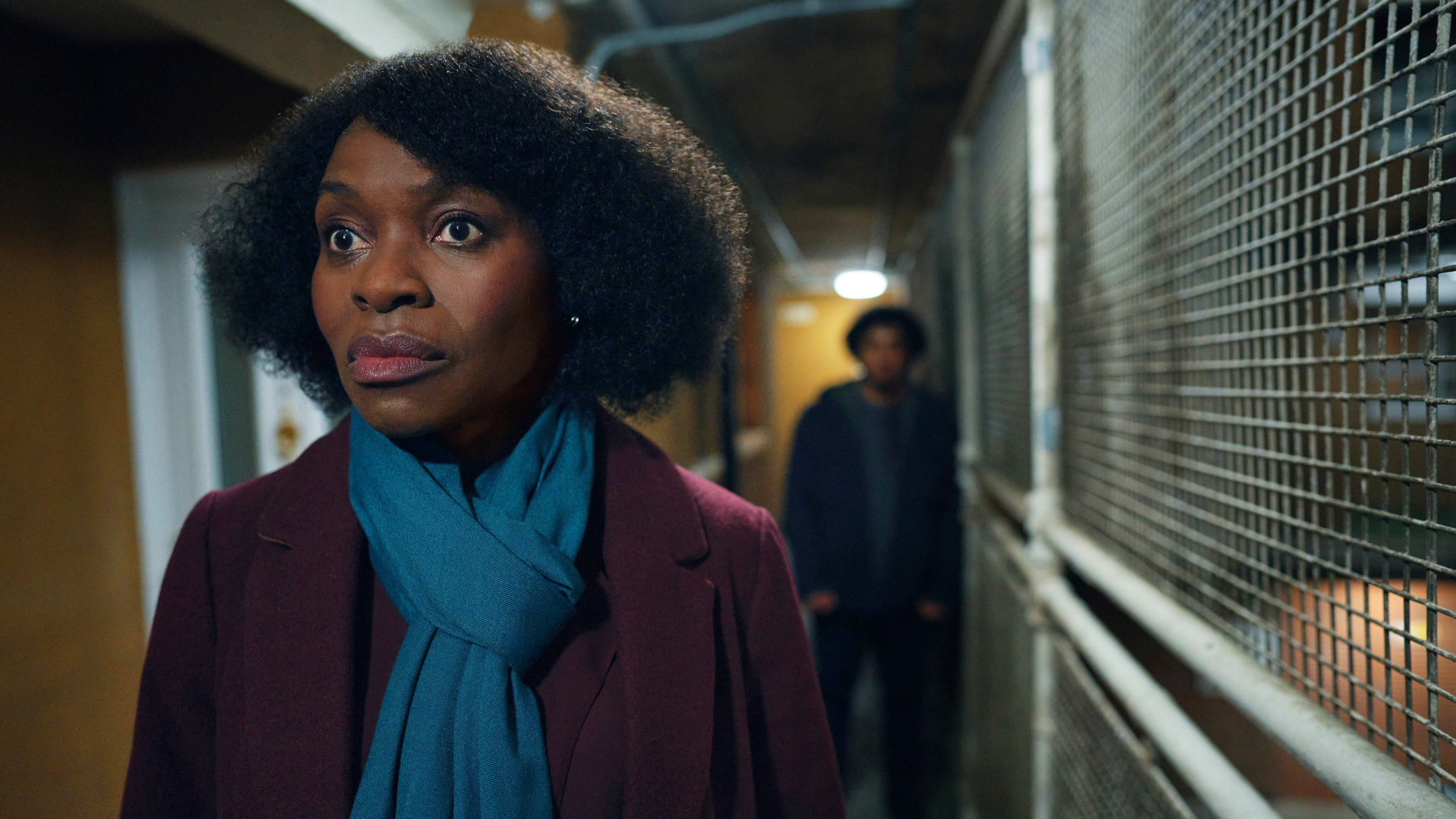 Christine (RAKIE AYOLA);Connor (JORDAN WILKS in The Pact season 2