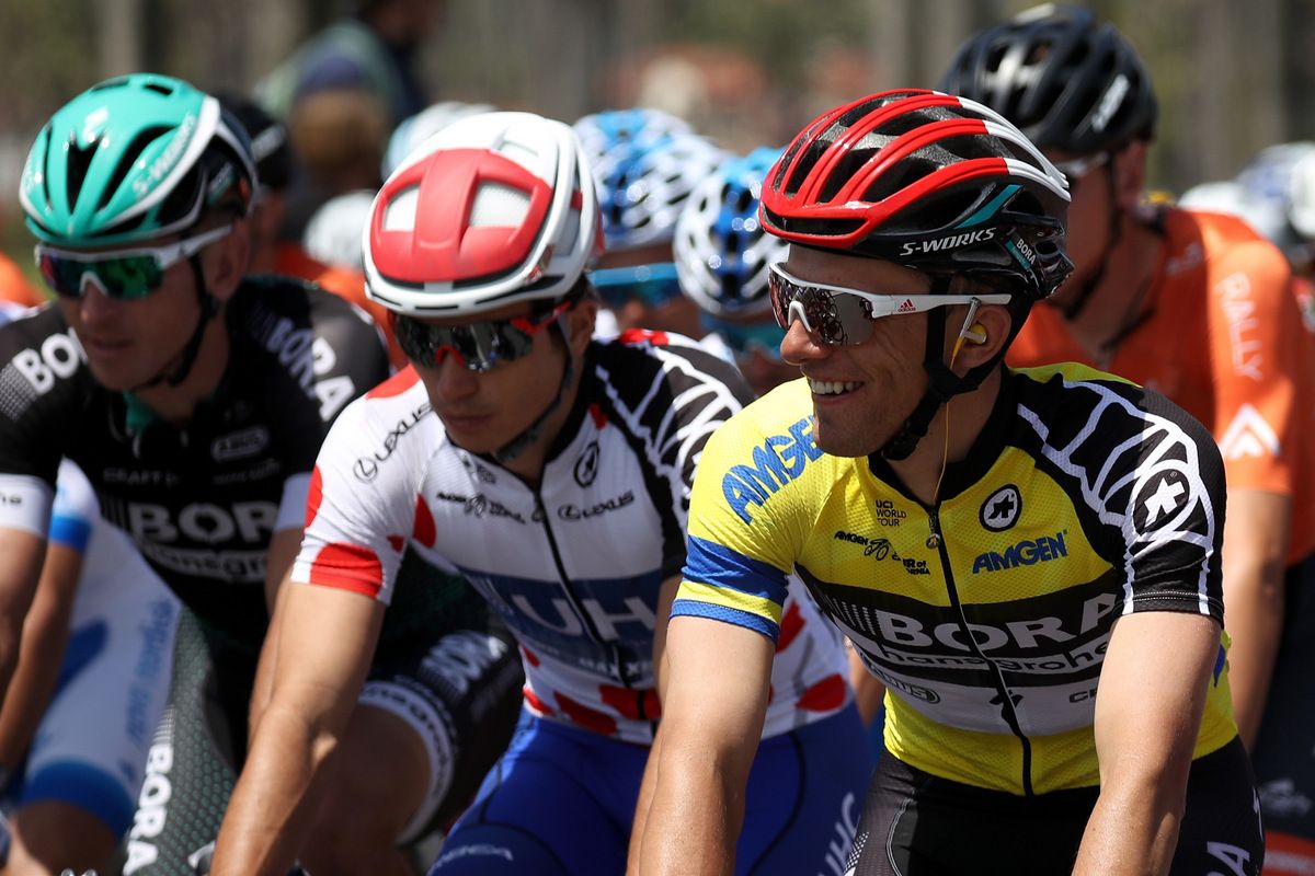 Smiles from Rafa Majka during the stage