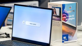 An ASUS Vivobook S 15 AI PC with Microsoft Copilot+ PC at a Best Buy store in Union City, California, US, on Tuesday, June 18, 2024.