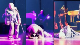 Meat Loaf collapsing on stage