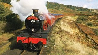 The Hogwarts Express from Harry Potter