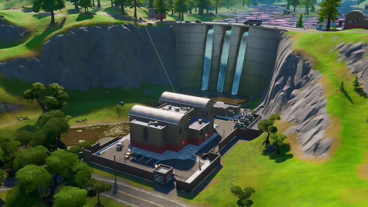 East Of Hydro 16 Fortnite Chapter 2 Fortnite Hydro 16 Location Where To Collect Metal At Hydro 16 Dam Gamesradar