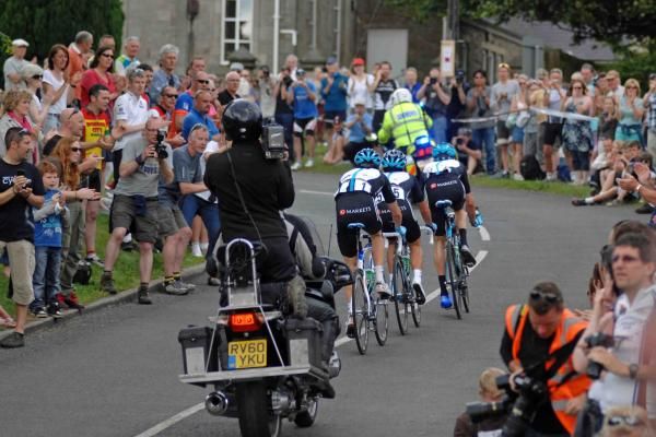 The Sky trio start the final lap in Stamfordham