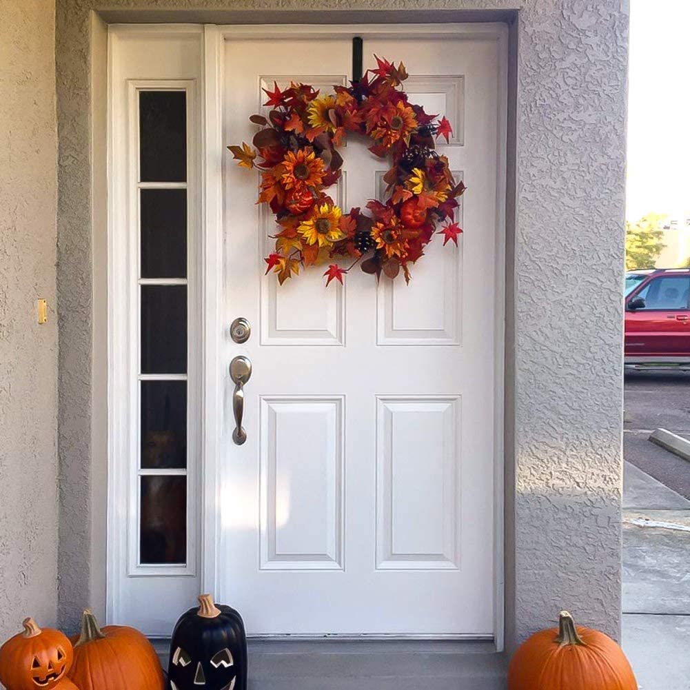 How to hang a wreath 5 ways to secure your foliage to your door Real