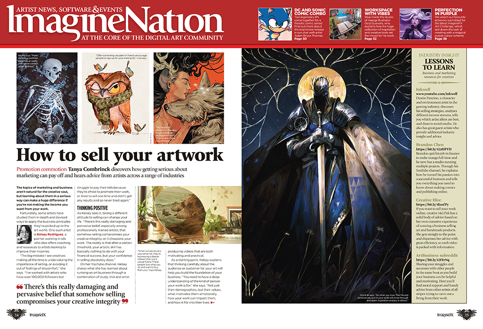 ImagineFX magazine, issue 253 content