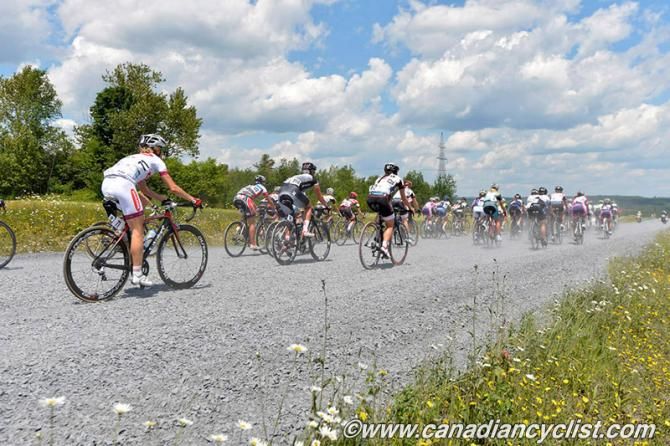 Rolling through the gravel