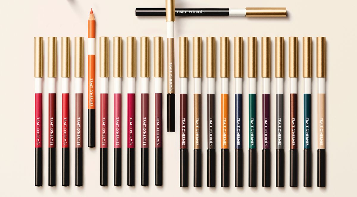 Hermès Beauty’s eye and lip pencils play with colour Wallpaper