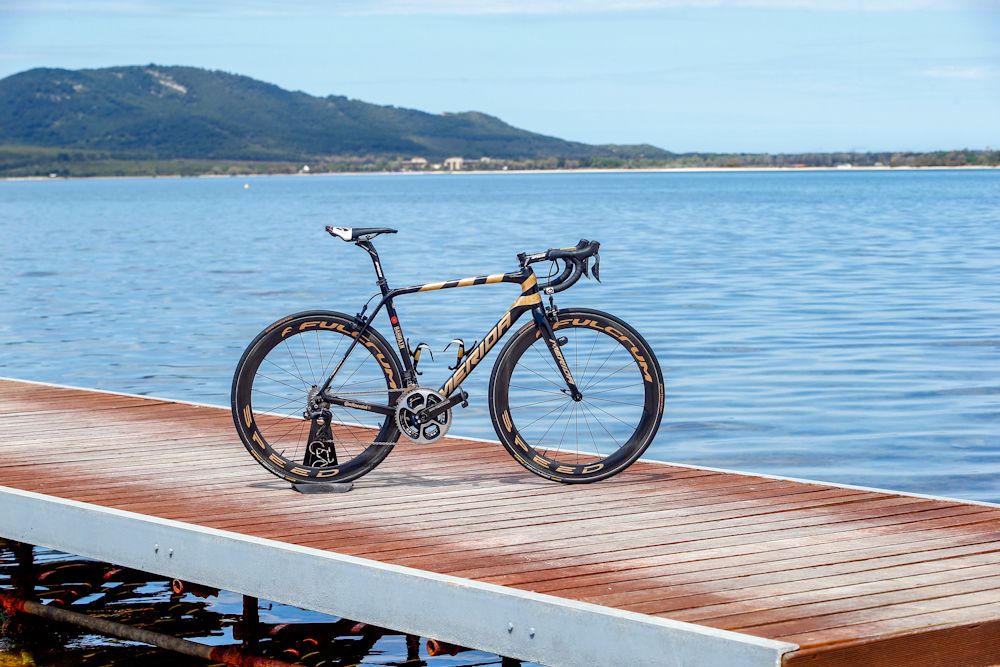 Vincenzo Nibali's custom Merida Scultura for the 2017 Giro d'Italia