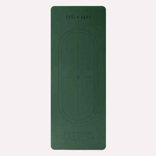 The Original Paws Sticky Grip Yoga Mat. Fsc&reg; Certified Natural Rubber - Wild Forest