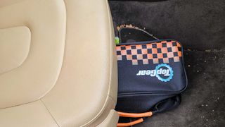 Top Gear Premium Roadside Assistance Kit under car seat