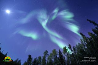 Aurora Over Yellowknife, Canada, Sept. 13, 2014