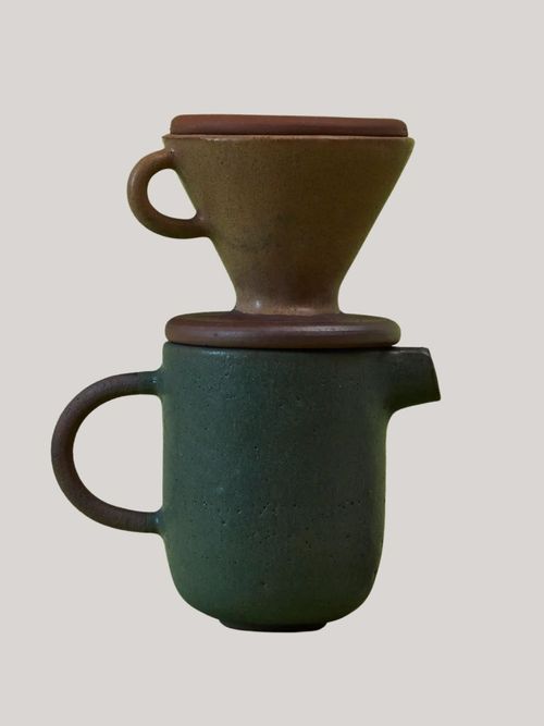 Terra Stoneware Coffee Dripper Set