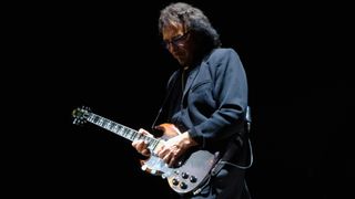 Tony Iommi of Black Sabbath performs at Ozzfest 2016 at San Manuel Amphitheater on September 24, 2016 in Los Angeles, California.