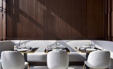 Bespoke furniture by Architecture-Studio at Form Hotel restaurant, Dubai, UAE